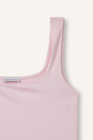 Defacto Kare Yaka Bodysuit H3888ax26smpn633 Pembe-pn633