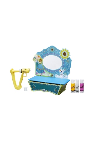 Lisanslı-Doh Vinci Frozen Makyaj Masası Tasarım Seti B5512