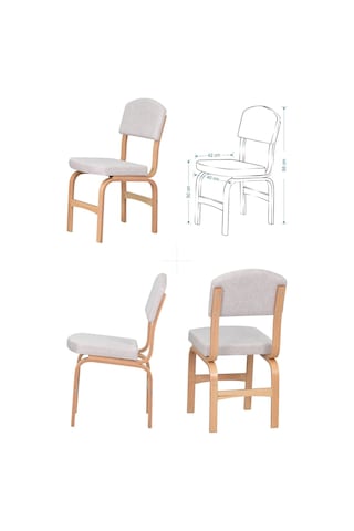 Vilinze Ege Sandalye-bank Avanos Ahşap Mdf Açılır Mutfak Masası Takımı - 70x120+30 Cm Beyaz