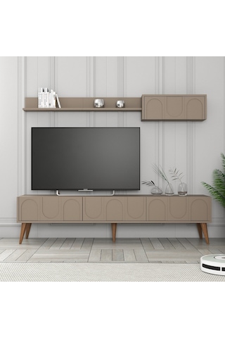 Variant Lyon Duvar Raflı Tv Ünitesi - Atlas / Ceviz