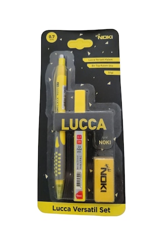 Lucca Mekanik Kurşun Kalem Seti 0.7 Mm Versatil Sarı Renk