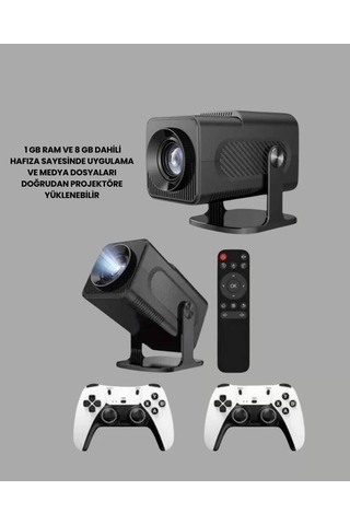 Home 450 Ansı Lümen, 4k Destekli Kompakt Ev Projektörü