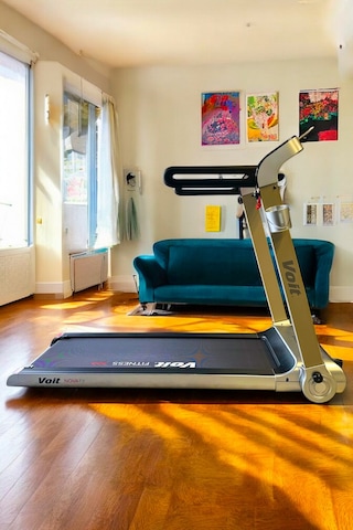 'Voit Vfit By Voit Novafit Koşu Bandı Bluetooth Uygulama Hoparlör Led Ekran Katlanabilir 46cm Geniş Bant