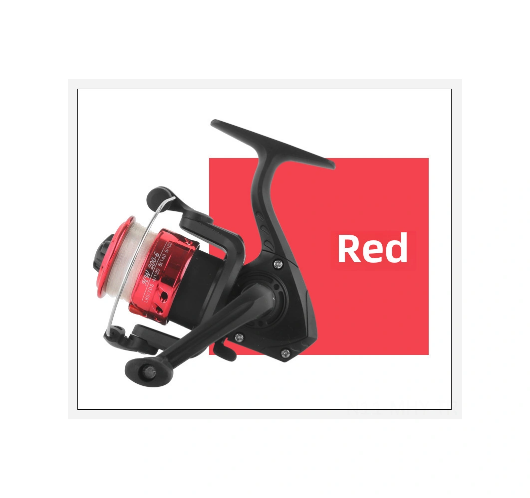 Monyee Deukıo 200 Modeli Mini Dondurma Balıkçılığı Makinesi - İp İçeren Paspalı Spinning Reel Elektroplit Kırmızı Toplu Satış
