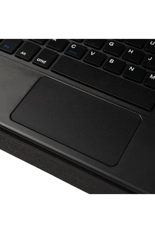 Apple Uyumlu iPad Pro 12.9 2022 M2 Zore Border Keyboard Bluetooh Bağlantılı Standlı Klavyeli Tablet Kılıfı Klavyeli Kılıf
