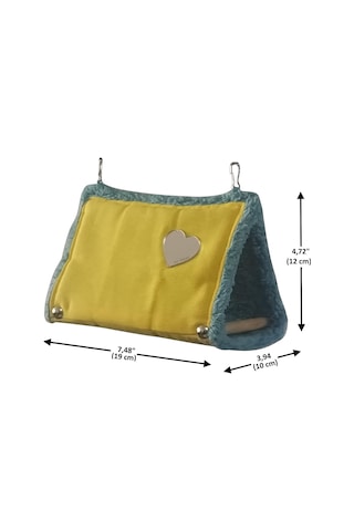Ayrex Akat Cosy Cuddly Papağan-hamağı Küçük Boy Forpus, Sevda, Cennet. Sarı & Yeşil
