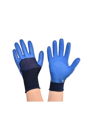 Geeroyoo Doğal Lateks İş Eldivenleri: Dayanıklı, Kayma Ve Aşınma Direnci, Su Geçirmez, Konforlu Koruma