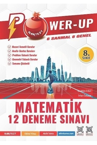 Nartest 8.Sınıf LGS Matematik 12'li Deneme Power Up
