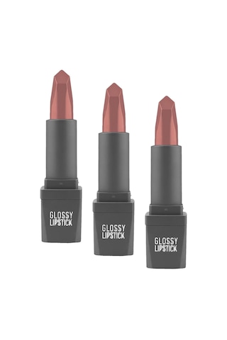Tr 315 Glossy Plum Parlak Ruj - Nemlendirici Etkili Pürüzsüz Dudak Görünümü - Glossy Lipstick 3 Paketi Diğer