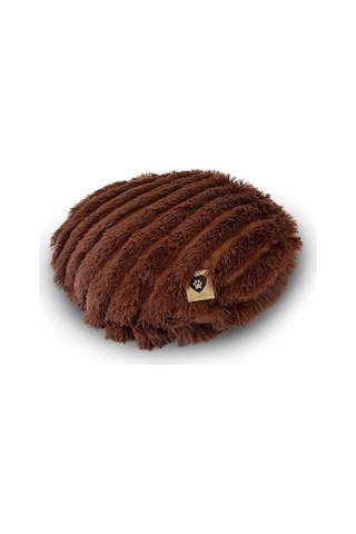 Tigres Puffy Çinçila Simit Şeklinde Kedi Ve Köpek Yatağı 50 Cm