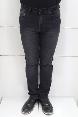 Denim Cartel Dmctekstil Erkek Normal Bel Dar Kesim Boru Paça Jean Pantolon Füme