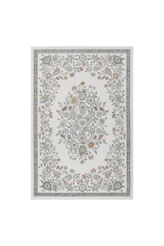 Cool Halı Floor Krem Çiçek Desenli Salon Oturma Odası Dört Mevsim Vintage Halı Robot Süpürge Uyumlu Cool Halı Floor Krem Çiçek Desenli Salon Oturma Odası Dört Mevsim Vintage Halı Robot Süpürge Uyumlu