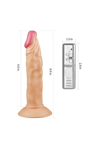 Hızlı Express Lovetoy Andy 21 Cm Titreşimli Realistik Anal Vibratör Penis Vajinal Dildo