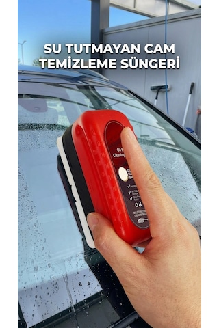Araç Camı İçin Su Tutmayan Temizleme Süngeri 2'li Set