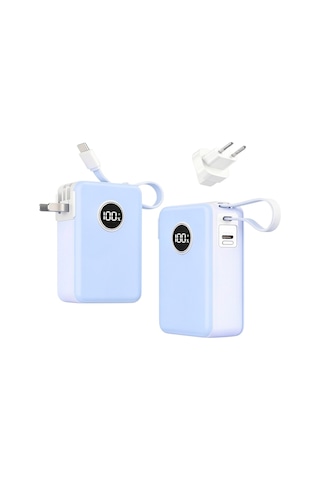 Swııspower Sp-28 22.5w 10000 Mah Taşınabilir Powerbank - Mavi