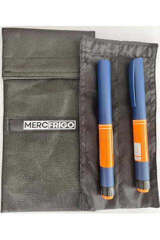 Mercfrigo İnsülin Soğutucu Cüzdan-siyah-2 Kalem