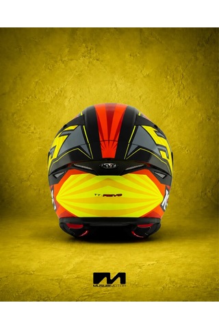 Kyt Tt-revo Kask Flux Çok Renkli