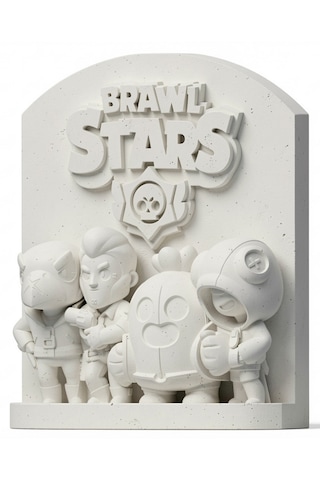 Brawl Stars 15 Cm Taş Biblo Çocuk Boyama Etkinliği