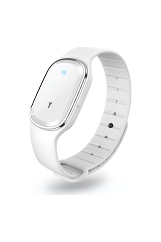 Xiyyadms Beyaz Ultrasonik Entegreli Sivilce Kovucu Bileklik - Çocuk Ve Yetişkinler İçin İç/ Dış Mekan Koruması