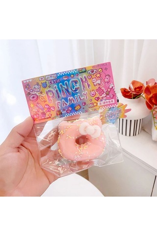 Kedi Kulaklı Donut Sukuşi Taba SquishyOyuncağı Hellokitty Sukuşi Kedi Patisis Oyuncağı Diğer