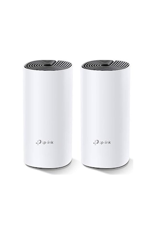 Deco M4 2-pack, Ac1200 Mbps, Dual-band, Gigabit Portları, 100 Cihaza Kadar Bağlanılabilirlik, 260 M²&apos Ye Kadar Kapsama, Mobil Uygulama İle Kolay Kurulum, Wi-fi 5 Mesh Sistemi