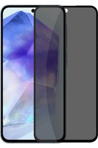 Samsung Galaxy A55- Uyumlu Privacy Hayalet Temperli Cam Ekran Koruyucu - Anti Static Esd Hd