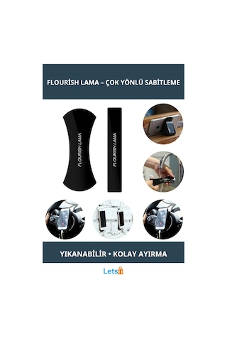 Çevre Dostu Yıkanabilir Sabitleyici Flourish Lama 2 Adet 1 Adet