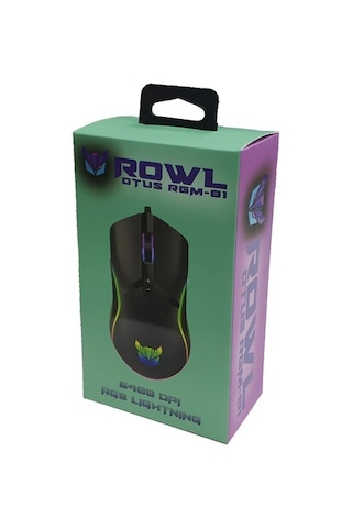Rowl RGM-01 Otus Usb Aydınlatmalı Kablolu Oyuncu Mouse