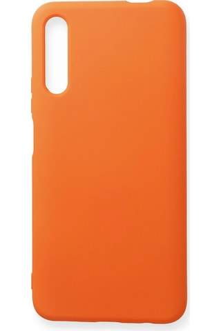 Cosmotex Newface Huawei P Smart Pro / Y9s Kılıf Nano İçi Kadife Silikon - Turuncu