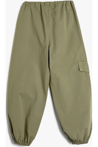 Koton Paraşüt Kot Pantolon Pamuklu Beli Lastikli Cepli - Parachute Jean Haki 4wkg40045aw 4WKG40045AW872 Haki