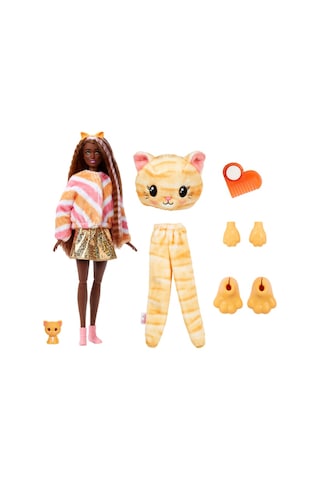 Mattel Barbie Cutie Reveal Kedi HHG20 Renk Değiştiren Sürpriz Bebekler Serisi +3 Yaş