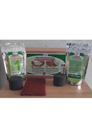 Teak / Tik Temizleme Seti 1 M2 Aktif Köpük İle Güçlendirilmiş For