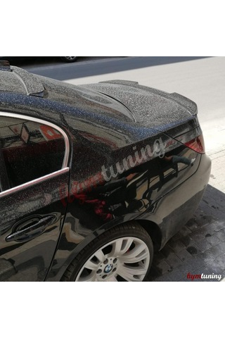 BMW E60 M4 Spoiler, Eski 5.20 2004 2011, Parlak Siyah Boyalı