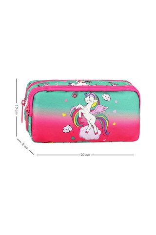 Unicorn Kalem Çantası Çok Renkli