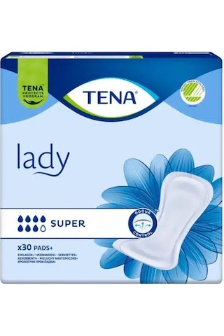 Tena Lady Super Kadın Mesane Pedi 7 Damla 30’lu Paket Tena Lady Super Kadın Mesane Pedi 7 Damla 30’lu Paket