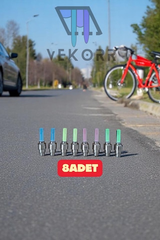 4 Çift 8 Adet Hareket Sensörlü Sibop Işık