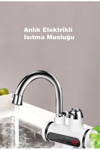 Tongxida Dailytech 3000w Elektrikli Anlık Su Isıtıcı Musluk Sıcaklık Gösterge -