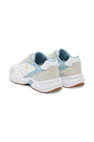 Calvin Klein Kadın Beyaz Retro Tenis Örgü Sneaker Çok Renkli