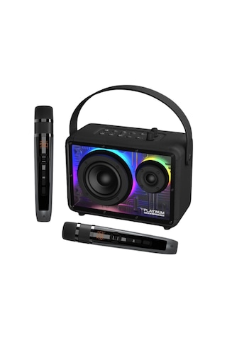 Apollo Pro 80w Taşınabilir Bluetooth Hoparlör Ve Mikrofon Siyah