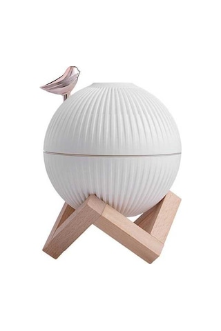 Novahub 3 Işık Modlu Beyaz Tukan Şekilli Usb Nemlendirici - Sessiz Oda Havası Temizleyici