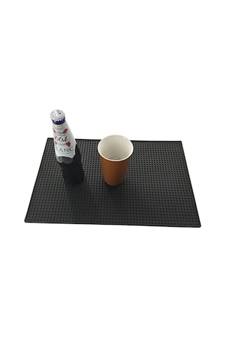 30x45 Cm. 5 Mm. Mat Siyah Renk Büyük Bar Lastiği Cin920