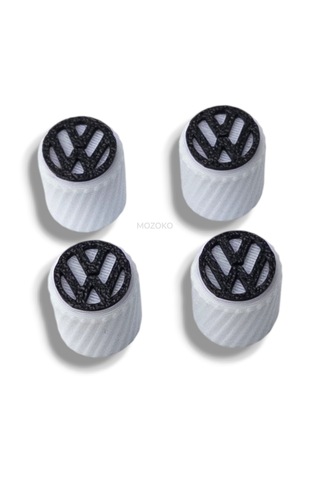 Volkswagen Uyumlu Beyaz Siyah Plastik Sibop Kapağı, Isıya Dayanıklı Kaliteli Lastik Sibop Valf Kapağı