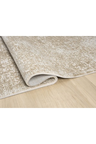 Mariesse Home Vita Serisi Bambu Dokulu Modern Sık Dokuma Koridor Kesme Yolluk Dokuma Makine Halısı Evita6001 Vizon