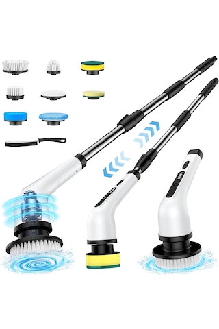 Robo 8 Başlıklı Şarjlı Dijital Temizlik Fırçası