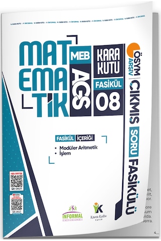 2026 Meb-AGS Matematik Kara Kutu Akademik 8.fasikül ÖSYM Çıkmış Soru İşlem Ve Modüler Fasikül