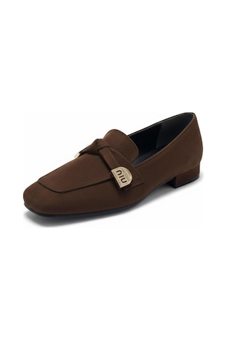 Dosa Shoes Kadın Sivri Burun Babet-siyah Kahverengi