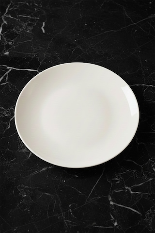 12'li Valencia Servis Tabağı 23cm Krem Rinart