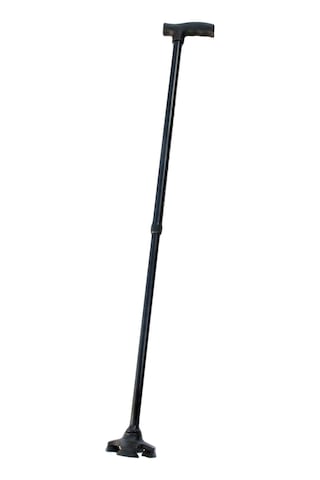 Dolıty Yürüme Bastonu Rahat Tutuş Teleskopik Hafif Siyah Siyah
