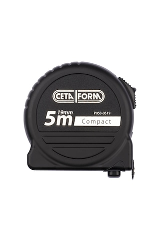 Ceta Form P05b Serisi Şerit Compact Şerit Metre mıknatıslı 5 M - 19 Mm