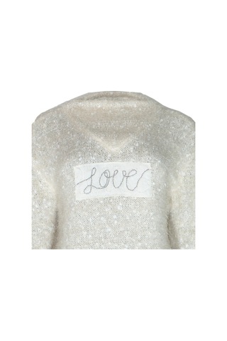 Bulalgiy Kadın Ekru Kazak - Bga00010M